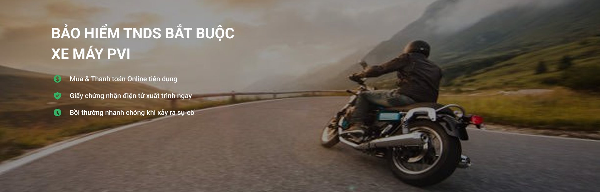 Bảo hiểm Bắt buộc TNDS Xe máy PVI